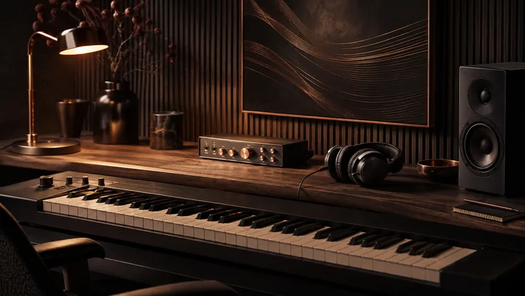 Music production workspace